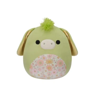 Image de Squishmallows Peluche de 7,5 Pouces, Juniper l&#039;âne Add Squad, Jouet en Ultra Doux, Kellytoy Pluh Officiel, SQCR05390