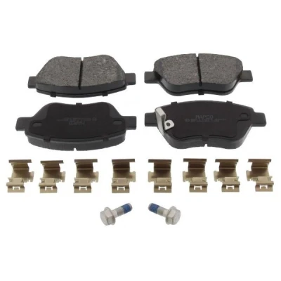 Image de MAPCO 6805/1 Jeu de plaquettes frein Essieu avant avec indicateur d&#039;usure vis d&#039;étrier accessoires OPEL: Corsa D 3/5 portes