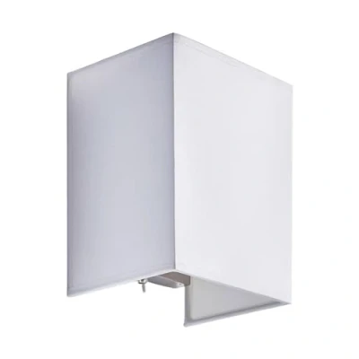 Image de Lindby Applique Murale Tissu Annalisa à intensité variable (Moderne) en Blanc Textile e. a. pour Salon &amp; Salle manger (1 lampe,à E27), Applique, Lampe Murale, Eclairage, Luminaire Mural