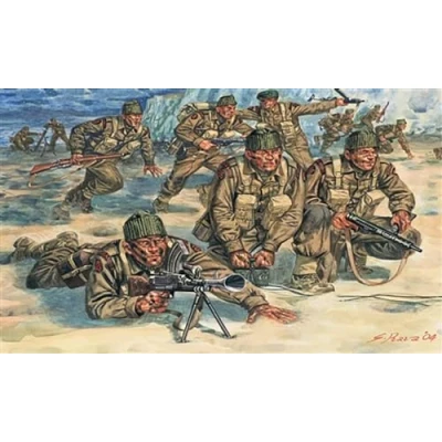 Image de Italeri I6064 Maquette Figurine Commandos Britanniques Echelle 1:72