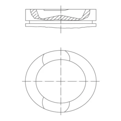Image de Piston MAHLE 037 PI 00107 000