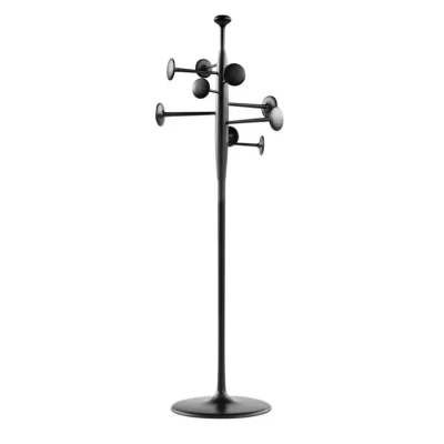 Image de Mater Trumpet Coat Stand Black Recycled Aluminum