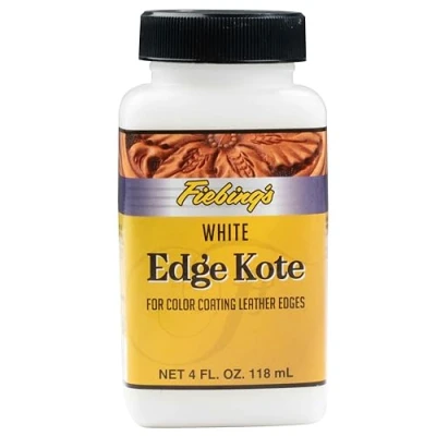 Image de Fiebing&#039;s Edge Kote Blanc Pour colorer les bords du cuir sur sacs à main, sacs, chaussures, étuis, portefeuilles, etc