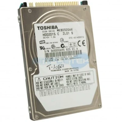 Image de Toshiba Disque Dur 80Go IDE ATA 2.5&quot; MK8032GAX 5400RPM 8Mo Pc Portable HDD2D15