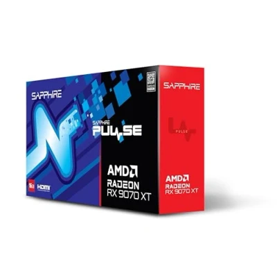 Image de SAPPHIRE Carte graphique PULSE AMD RADEON™ RX 9070 XT GAMING 16 GB Dual HDMI / DP