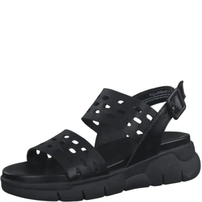 Image de MARCO TOZZI Femme 2 28757 28 Sandale, Noir, 38 EU