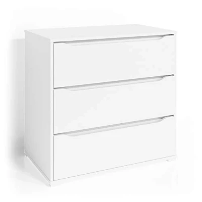 Image de Vicco Commode avec tiroirs Ruben, Blanc, 80 x 78 cm