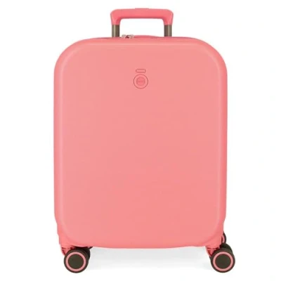 Image de Valise Cabine Enso Annie Orange 40x55x20 cm ABS Rigide Fermeture TSA Intégrée 37L 3.22 kgs 4 Double Roues Bagage à Main