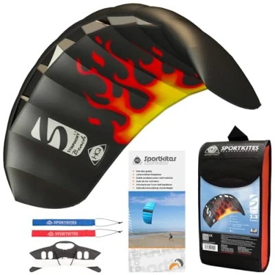 Image de HQ Symphony Beach III 1.3 Flame R2F Cerf Volant, Textile, 1,3