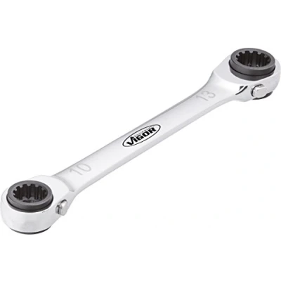 Image de Vigor V3607 Clé à cliquet double 8 x 12 mm et 10 13