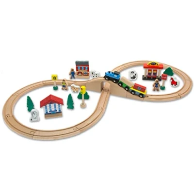 Image de Jeu en bois TEOREMA Piste Allegro 40 pièces Écologique Naturel Combinable