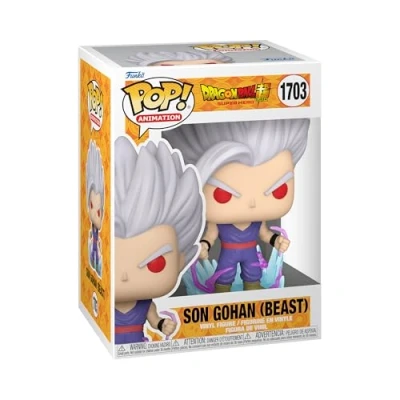 Image de Funko Pop! Animation: DBSSH Gohan UI 1 Chance sur 6 D&#039;avoir Une Variante Rare Chase Brille dans Le Noir Dragon Ball Super Hero Figurine en Vinyle à Collectionner Idée de Cadeau
