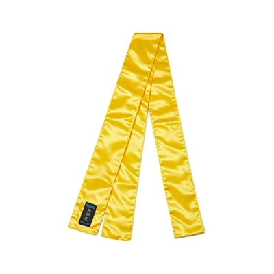 Image de Playwell Écharpe satinée Kung Fu pour arts martiaux Jaune