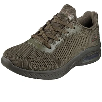Image de Skechers Femme Squad Air Basket, Vert Olive, 40 EU