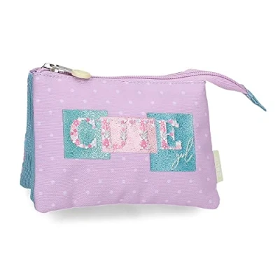 Image de Enso Jolie fille Porte monnaie Violet 14x10x5 cms Polyester