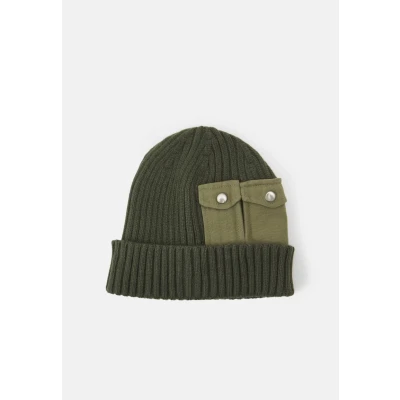 Image de Alpha Industries Utility Beanie Unisex Bonnet, Taille: One Size, Dark olive