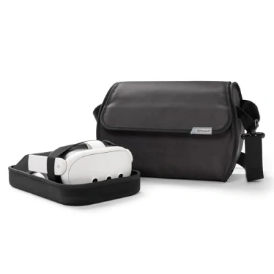 Image de PowerA Pochette de Voyage pour Meta Quest 3, intérieur ajusté, adapté aux déplacements, Sangle réglable, Poche rembourrée, sous Licence Officielle