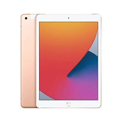 Image de 2020 Apple iPad (10,2 pouces, Wi FI + Cellulaire, 128Go) Or (Reconditionné)