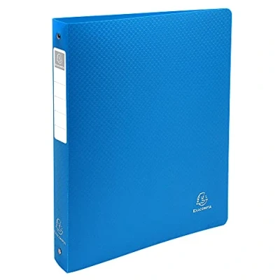 Image de Exacompta Réf. 51392E 1 Classeur rigide avec étiquette OPAK 4 anneaux ronds diamètre 30 mm Dos 40 Dimensions extérieures : 32 x 26,8 cm Format à classer A4 Maxi Coloris bleu clair