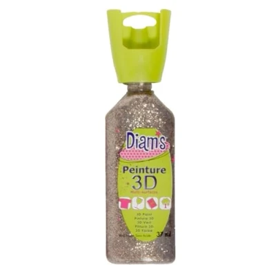Image de DIAM&#039;S Peinture 3D Tous Supports, doré, 37 ml