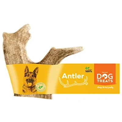 Image de 100% Naturel Bois de Daim pour Chien Jouet à Mordre Os Corne a Mâcher Cerf Taille L