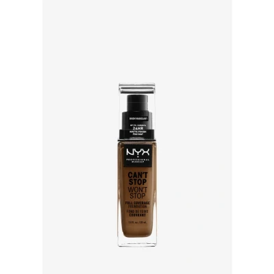 Image de Nyx Professional Makeup CAN&#039;T STOP WON&#039;T Foundation Fond de teint, Femme, Taille: 30 ml, 16.7 warm mahogany