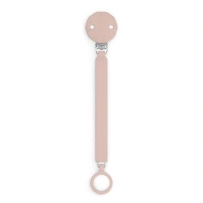 Image de Suavinex, Attache Tétine en Silicone, Sucette avec Ruban Plat Accroche pour Bébés +0 Mois, Clip Plaque la Wonder, Pale Mauve