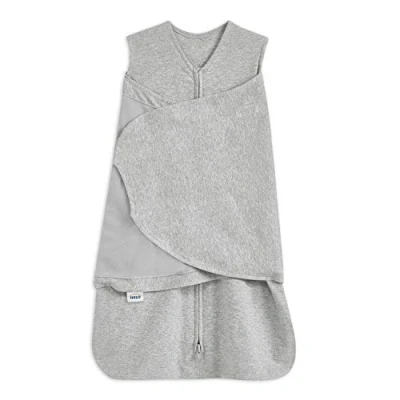 Image de HALO Sac de Couchage bébé Swaddle 1.5 tog Sleepsack 100% Coton, Gris bruyère pour Les bébés Changement Couche Zip Facile Couverture Portable Garçons et Filles, 3 6 Mois