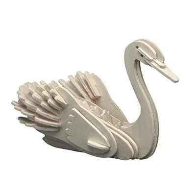 Image de Pebaro 852/4 Puzzle 3D Cygne en Bois,