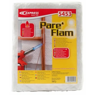 Image de Express, 5453, Pare’FLAM sans Fibres Toxiques en Etui de 3 Epaisseur 10 mm Format 20 x 25, Accessoire Lampe à Souder, Fer Couvreur, Chalumeau d&#039;étanchéité, Pièces Rechange