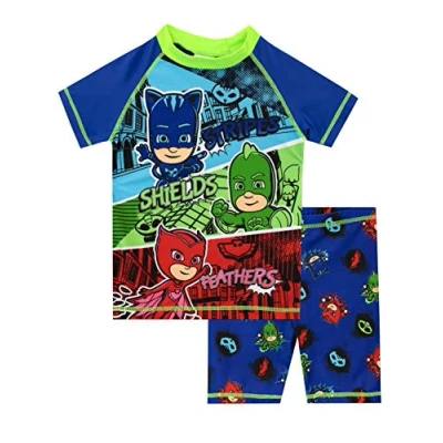 Image de PJ Masks Maillot de Bain Deux pièces Garçon Multicolore 6 7 Ans