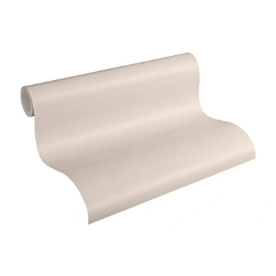 Image de A.S. Création Papier peint Uni New Life intissé 10.05 m x 0.53 Beige Fabriqué en Allemagne 303226 3032 26