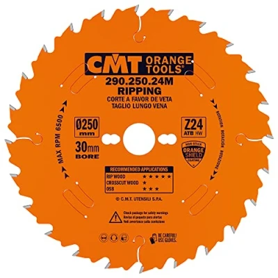 Image de CMT Orange Tools 290,250,24 m scie circulaire 250 x 30 2,8 z 24 VTT 20 degrés