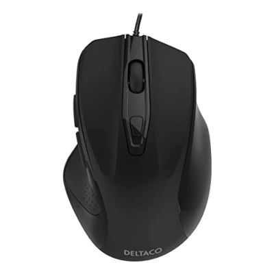 Image de Deltaco MS 801 souris Bureau Droitier USB Type A Optique 3200 DPI Neuf