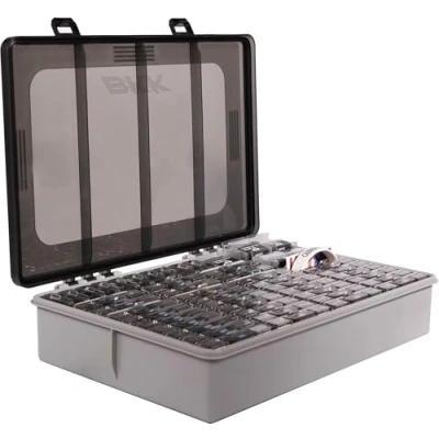 Image de BKK Complete Armor Point OCD Tackle Storage System Kit (Incl. 48 boîtes avec hameçons) Hameçons canassiers