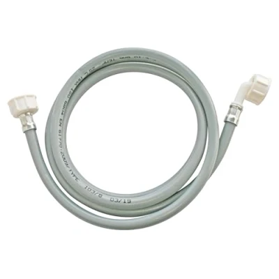 Image de SOMATHERM Flexible d&#039;alimentation de Machine à laver 1,5M Arrivé droite et Sortie coudée 3/4&quot;