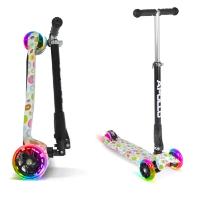 Image de Apollo Trottinette Fun Whiz LED 3 Roues pour Enfants à Partir de Ans, Kickboard Les Petits