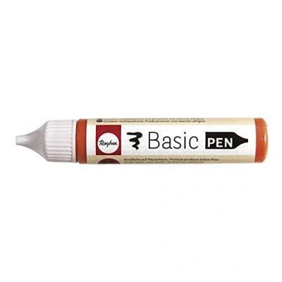 Image de Rayher 38891210 Basic Pen, Flacon de 28 ML, Orange