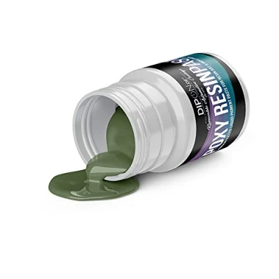 Image de DIPON.DE HIGH PERFORMANCE LIQUIDS &amp; PIGMENTS Pigment époxy vert pâle env. RAL 6021 Pâte professionnelle hautement pigmentée pour résine époxy, polyuréthane, synthétique,