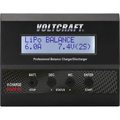 Image de VOLTCRAFT V Charge 60 DC Chargeur Multifonction de modélisme 12 6 A Li polymère, ION, LiFePO, LiHV, NiCd, NiMH, pl