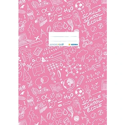 Image de Protège cahier « Schoolydoo » de Herma En plastique Format A4 À motifs 1 pièce 4, gemustert, Stück rosa