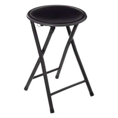 Image de 5 five simply smart Tabouret Atmosphera Pliable Noir 30 x 45 cm