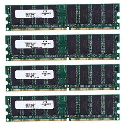 Image de Pasotim 4X 2.6V DDR 400 MHz 1 GB de Mémoire 184 épingles PC3200 Desktop pour RAM CPU GPU APU Non ECC CL3 DIMM
