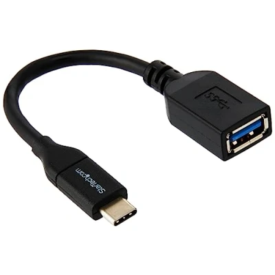 Image de StarTech.com Adaptateur USB 3.0 (5Gbps) C vers A Convertisseur Type M/F (USB31CAADP)