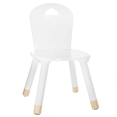 Image de ATMOSPHERA CREATEUR D&#039;INTERIEUR Chaise Douceur Blanche pour Enfant en Bois