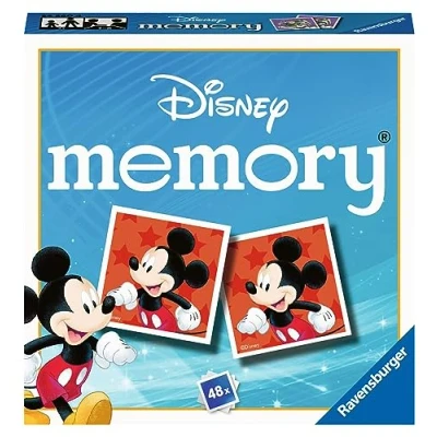 Image de Ravensburger Disney Mini Memory Matching Picture Snap Pairs Game for Kids Age 3 Years Up