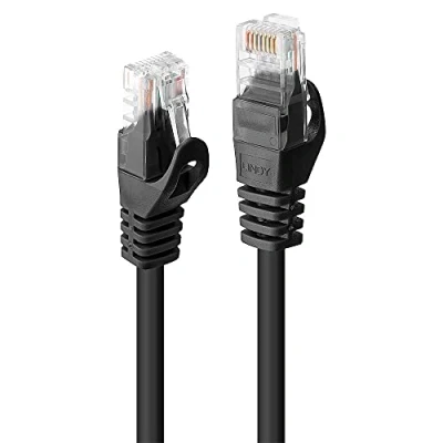 Image de Lindy Rj45/Rj45 Cat6 3m câble de réseau Noir U/UTP (UTP) Neuf