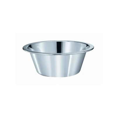 Image de RÖSLE Bassine Conique Design Professionnel en Inox 18/10 avec Bord Verseur Pour la Préparation et Conservation d&#039;Aliments Passe au lave vaisselle, 20 cm, Argenté