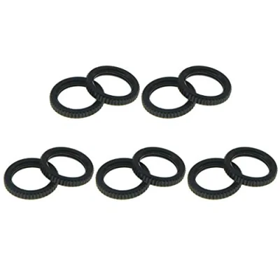 Image de Dopro Lot de 10 écrous à bascule moletés pour interrupteur Switchcraft Noir 38,1 x 81,3 cm