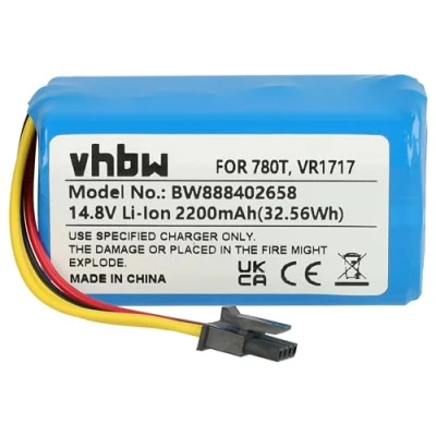 Image de vhbw Batterie Compatible avec Proscenic Cocoa Smart 780T, 790T Robot électroménager (2200mAh, 14,8V, Li ION)